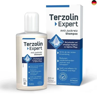 BESUCHE DEN TERZOLIN- Terzolin Expert Anti-Juckreiz Shampoo - bei fettigen Schuppen sowie Juckreiz -