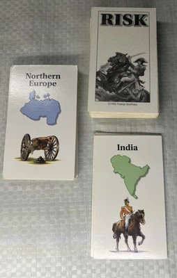 Risk Territory Cards – Complete 42 Card Set – Classic Replacement  - Image 1 of 3