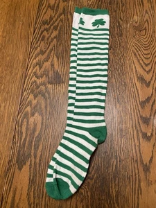 MEDIAS BLANCAS VERDES HASTA LA RODILLA TRÉBOL COSPLAY DISFRAZ HALLOWEEN NIÑAS JÓVENES - Imagen 1 de 2