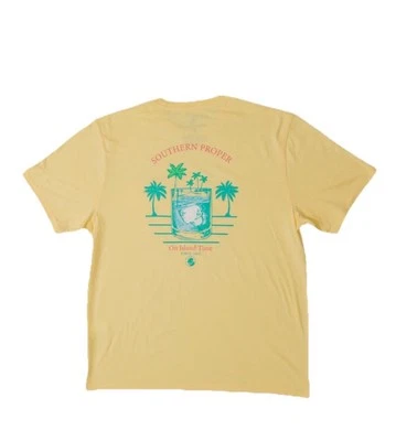 Camiseta para hombre SOUTHERN PROPEY Island Time | Piña pequeña  Foto 1 de 3
