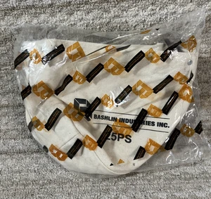 NUEVO - Bolsa de tuerca/perno de lona abierta ancha Bashlin 25ps con fondo de cuero, 8x8x2,5 pulgadas - Imagen 1 de 5