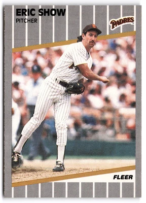 1989 Fleer #317 Eric Show - Image 1 of 2