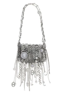 RABANNE 1969 Nano Silver Judy Blane Shoulder Bag New And Authentic - Picture 1 of 4