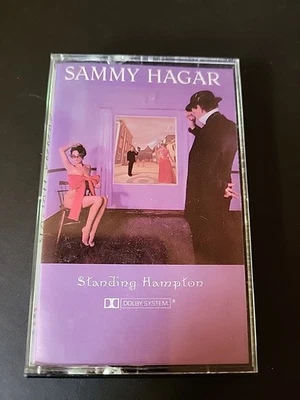 Sammy Hagar - Standing Hampton 1981 Cassette Geffen Records Plays - Image 1 of 4