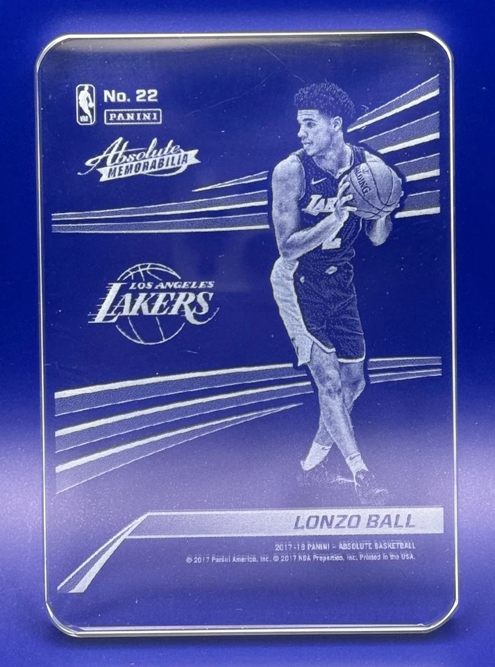 2017/18 Panini Absolute Memorabilia #22 Lonzo Ball RC Glass SSP RARE - Image 1 of 1