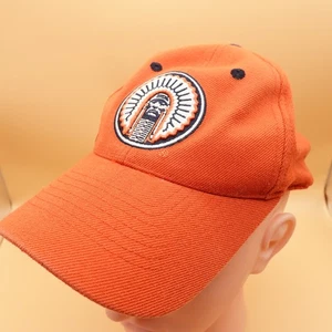 Vintage Illinois Fighting Illini Hat Cap Fitted Mens 7 1/4 NCAA Basketball 90s - Picture 1 of 9