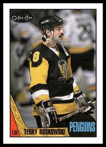 1987 O-Pee-Chee #73 Terry Ruskowski Pittsburgh Penguins - Bild 1 von 2