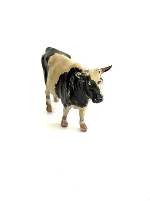 Estatuilla de vaca de plomo de colección Britains Ltd. Inglaterra animal de granja Foto 1 de 4