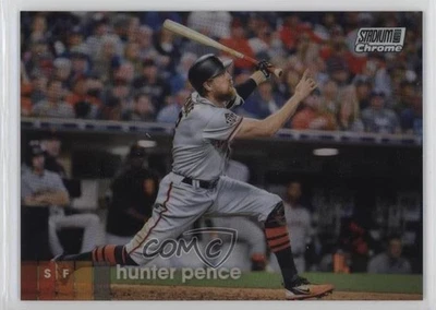 2020 Topps Stadium Club Chrome Refractor Hunter Pence #371 - Image 1 of 2