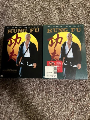 Kung Fu: Season 1 & Season 2 Box DVD Sets (1 pre-owned, 2 brand new & sealed) - Image 1 of 4