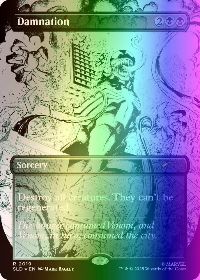 MTG Magic the Gathering Damnation (2019/2880) Secret Lair Drop Series NM FOIL- - Image 1 of 1