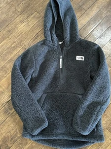 Boys North Face Campshire Pull Over 3/4 Zip With Pocket Size 10/12 - Picture 1 of 6