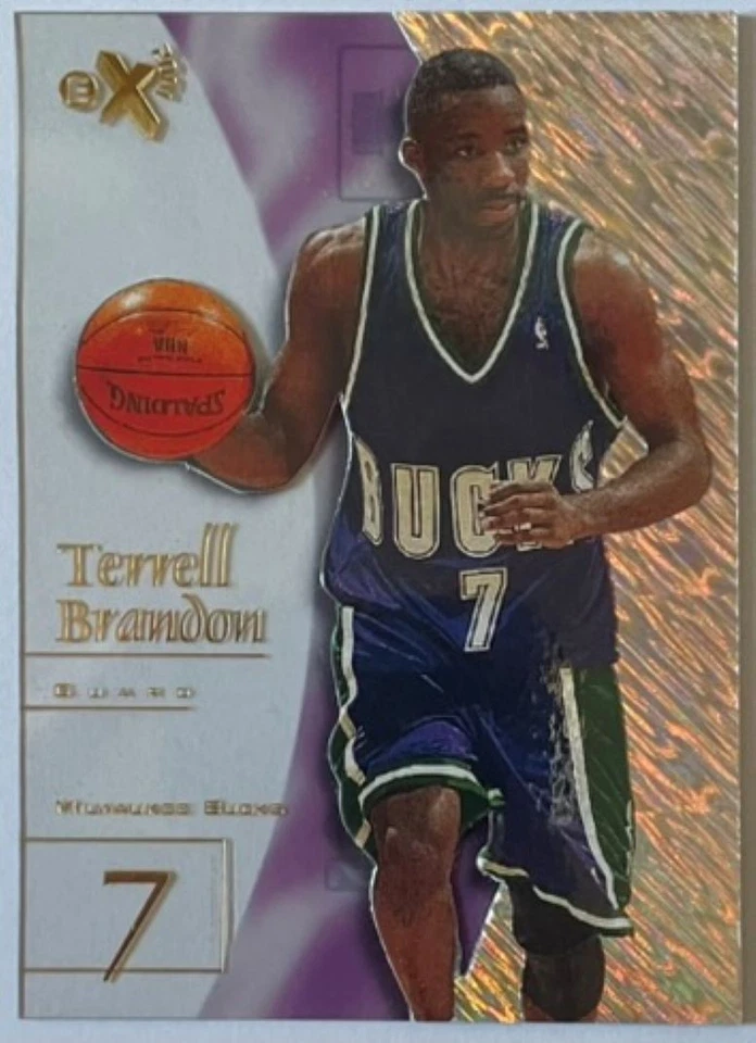 TERRELL BRANDON, 1997-1998 SKYBOX "EX 2001"CARD, NBA LEGEND ! - Image 1 of 1