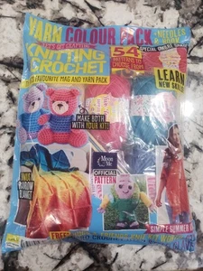 2022 Let’s Get Crafting Magazine ~ Knitting & Crochet 54 Patterns New & Sealed  - Picture 1 of 4