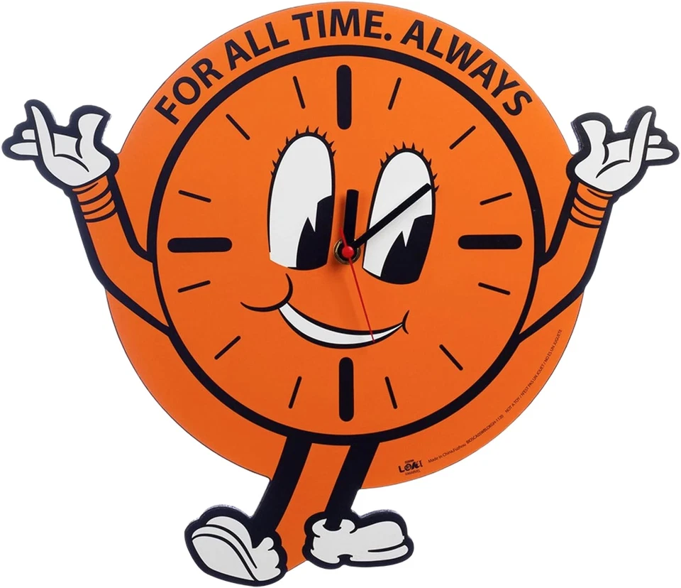 Marvel Comics Loki TV Series TVA Miss Minutes Character Shaped MDF Wall Clock - Image 1 of 4