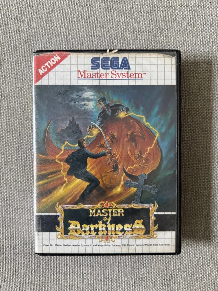Master System MASTER OF DARKNESS Game Sega PAL REGION FREE **Works in US** - Image 1 of 3