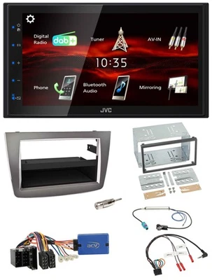 JVC USB Bluetooth Lenkrad DAB 2DIN Autoradio für Alfa Romeo Mito 13-18 955 ISO s - Bild 1 von 4