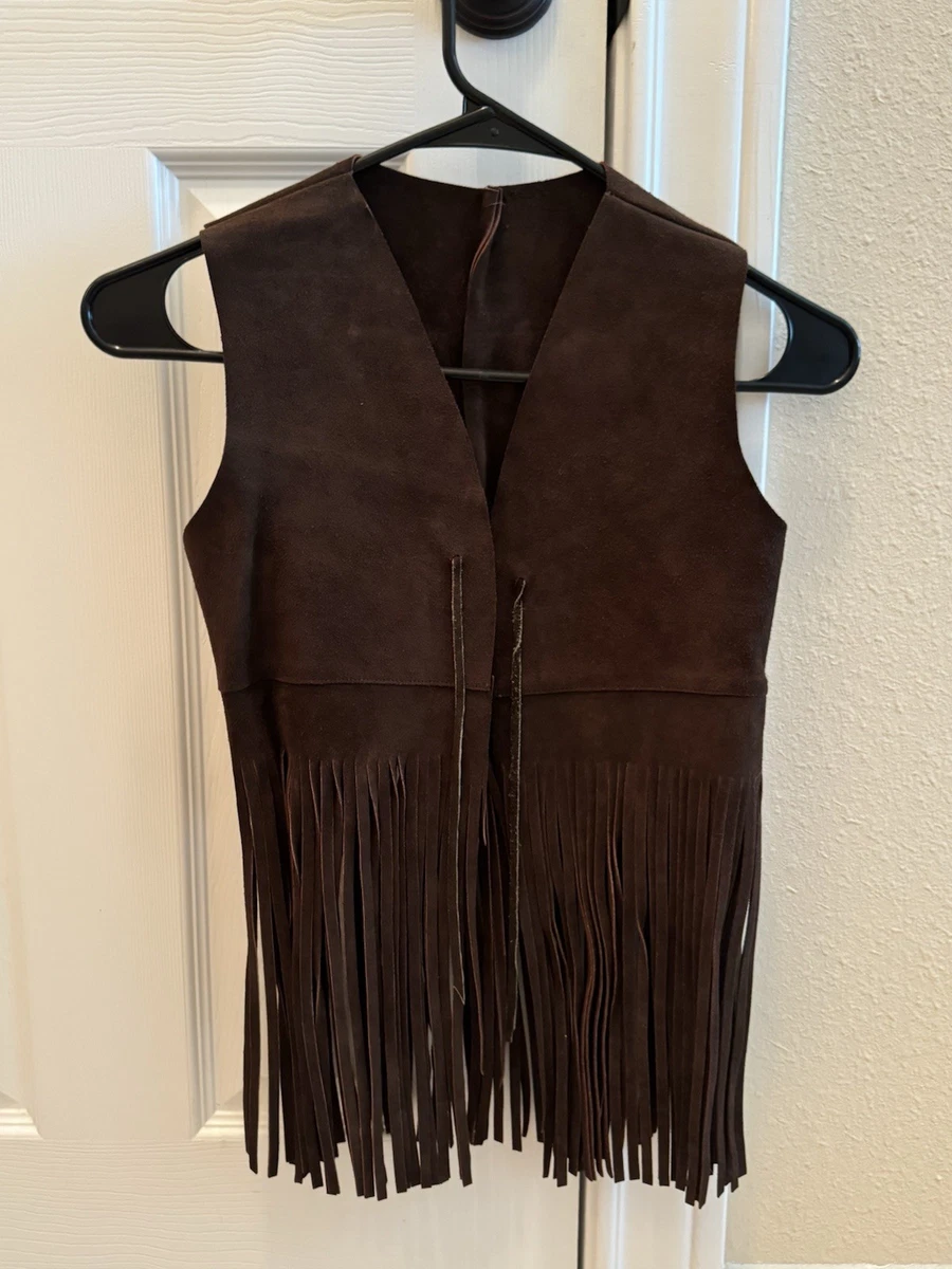 FRINGE VEST SET SUEDE JACKET ブラウンM Ameri（アメリ）の「FRINGE VEST SET SUEDE JACKET（テーラード