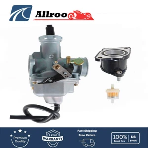 Carburetor With Intake Manifold Boot Fit For Honda XR 200 R Carb 1986-1997 - Picture 1 of 8