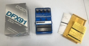 DOD Digitech DFX91 Digital Delay Sampler Rare Vintage Guitar Effect Pedal W/ Box - Picture 1 of 10