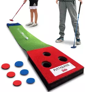 Portable Kids Golf Pong Putting Game Set – Indoor & Outdoor Mini Golf Game for K - Picture 1 of 9