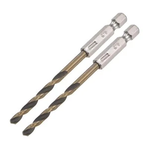 2pz Trapano a percussione in acciaio ad alta velocità 4,2mm con gambo esagonale lunghezza 95mm - Foto 1 di 4