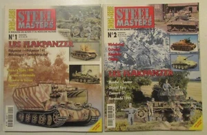 LES FLAKPANZER MILITARY FIGURE TANKS STEEL MASTERS OUT OF SERIES #1 & 2 - Picture 1 of 1