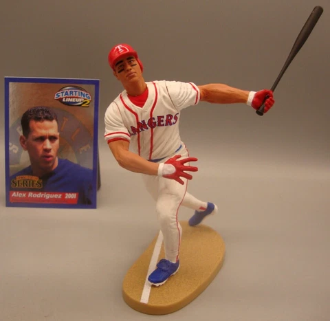 2001 STARTING LINEUP 2 FIGURE ALEX RODRIGUEZ TEXAS RANGERS Cover