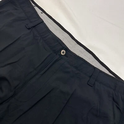 Pantalones de golf Under Armor para hombre negros lisos mezcla de nailon cinco bolsillos 42/30 Foto 1 de 4