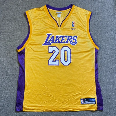 CAMISETA REEBOK LA LAKERS GARY PAYTON de colección para hombre XL Los Angeles Lakers mediados de la década de 2000 Foto 1 de 4