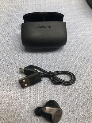 WORKING GENUINE JABRA EVOLE 65T CASE AND RIGHT EAR - Image 1 of 4