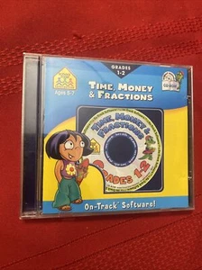 School Zone: Time, Money & Fractions VG (Win/ Mac), CD ROM - Ships Fast Same Day - Picture 1 of 4