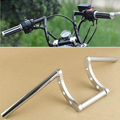 Manillar de barra de arrastre Z de 1" cromado para Harley Softail Dyna Sportster XL883 XL1200 Foto 1 de 4