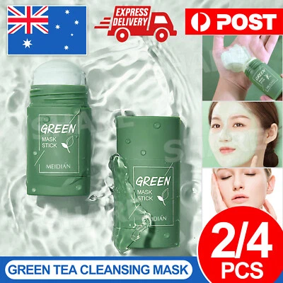 Green Tea Cleansing Mask Facial Stick Oil Acne Control Blackhead Deep Clean Pore - image 1 of 4