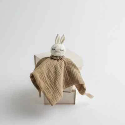 Manta edredón bebé cómoda y suave - orgánica e hipoalergénica | marrón Foto 1 de 4