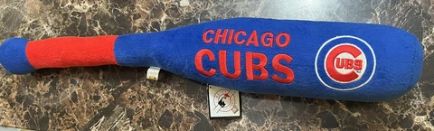 Chicago Cubs Soft Plush Toy Baseball Bat 2006 Good Stuff MLB New With Tag 24 in Cover