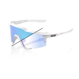 New 100% Speedcraft LE Bastille Blue Mirror Cycling Sunglasses Photochromic Lens - Picture 1 of 1