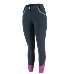 Shires Aubrion Foraker Breeches Ladies Navy 26 - Picture 1 of 2