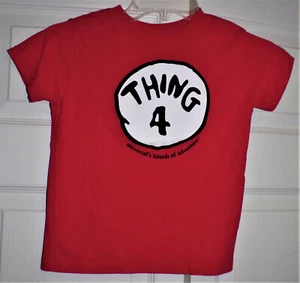 Dr. Seuss THING 4 Universal Studios Orlando Florida USA KIDS T Shirt 5/6 - Picture 1 of 1