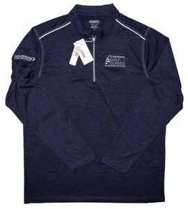 CORE 365 1/2 Zip Pullover Bright Realty Novatech Golf Classic Blue Large L ~ New - Picture 1 of 9