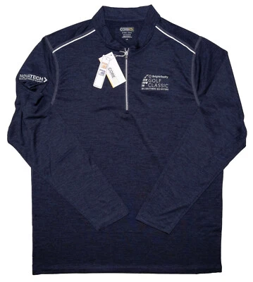 CORE365 CORE 365 1/2 Zip Pullover Bright Realty Novatech Golf Classic Blue Large L ~ New
