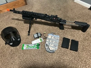 CYMA full metal EBR airsoft aeg M14 rifle and Accessories - Picture 1 of 10