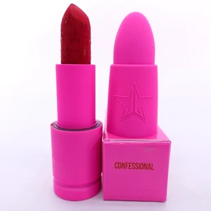 Jeffree Star Velvet Trap Lipstick Confessional Hot Red New - Picture 1 of 10