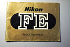 Nikon Fe Instruction Manual