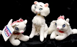 Walt Disney Store Bean Bag Plush Beanies--Aristocats- Duchess and 2 Marie Cats - Picture 1 of 8