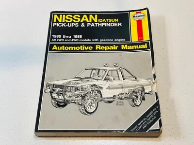 Nissan Datsun Pick-up Truck Service Repair Shop Manual Pathfinder Hardbody 720 - Image 1 of 4