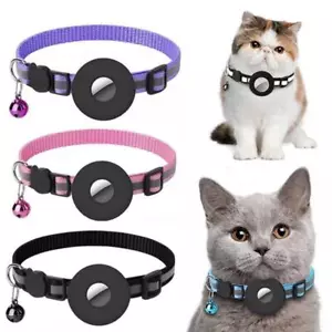 Air Tag reflektierendes Katzenhalsband mit Schnellverschluss - Bild 1 von 10