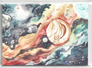 2018 Viceroy Cards Space Series 2 Sketch Card by Catherine Miller - Bild 1 von 3