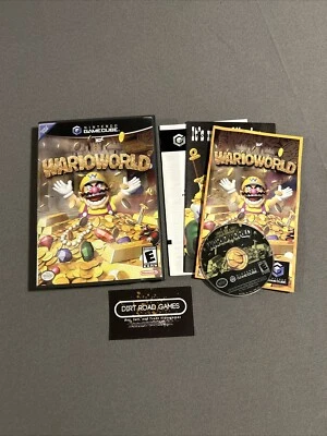 Wario World (Nintendo GameCube, 2003) - Complete- Black Label - Image 1 of 4