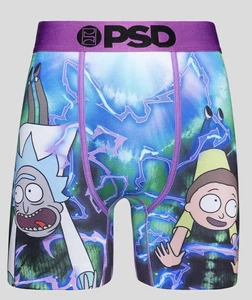 PSD "R&M" RICK & MORTY "TIME TRAVEL" BOXERSHORTS UNTERWÄSCHE SLIP Herren XLARGE Neu mit Etikett - Bild 1 von 4